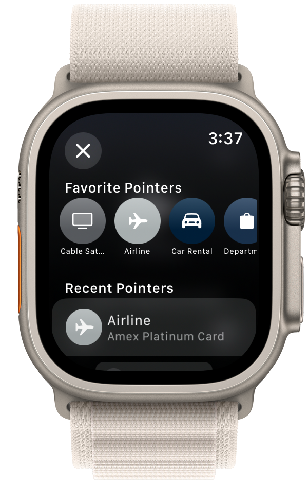 CardPointers watchOS 10 Screenshot 1