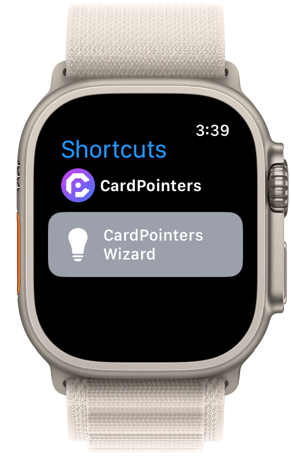 CardPointers watchOS 10 Screenshot 1