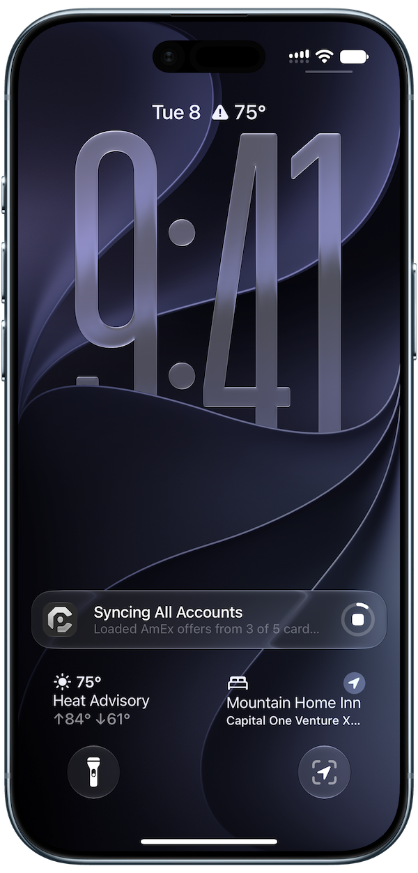 CardPointers iOS 27 Screenshot